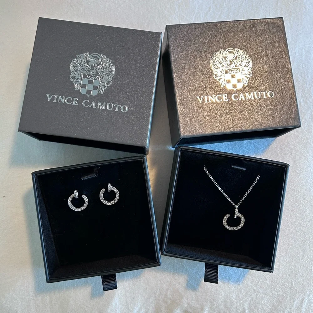 ⤵️ VINCE CAMUTO • Earring & Necklace Set • 2 Piece - Picture 1 of 11